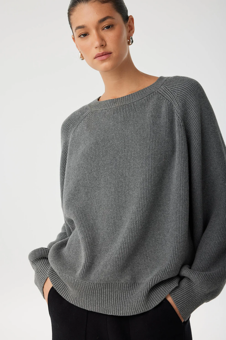 Arcaa Emery Sweater // Dark Grey Marle