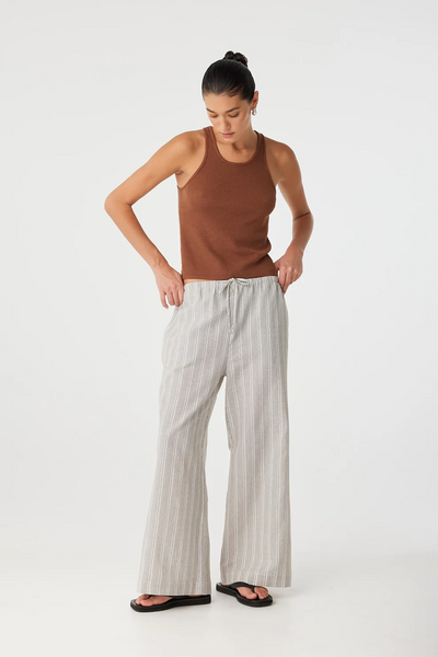 Arcaa Ines Pant // Clay Stripe
