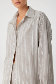 Arcaa Ines Shirt // Clay Stripe