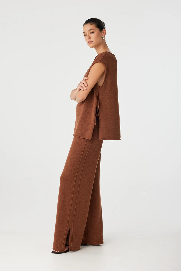Arcaa Tie Side Top // Clay