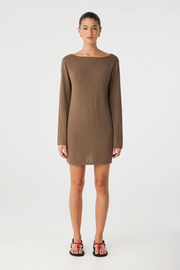 Arcaa Paloma Reversible Dress // Cacao