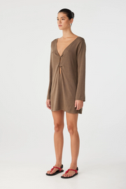 Arcaa Paloma Reversible Dress // Cacao