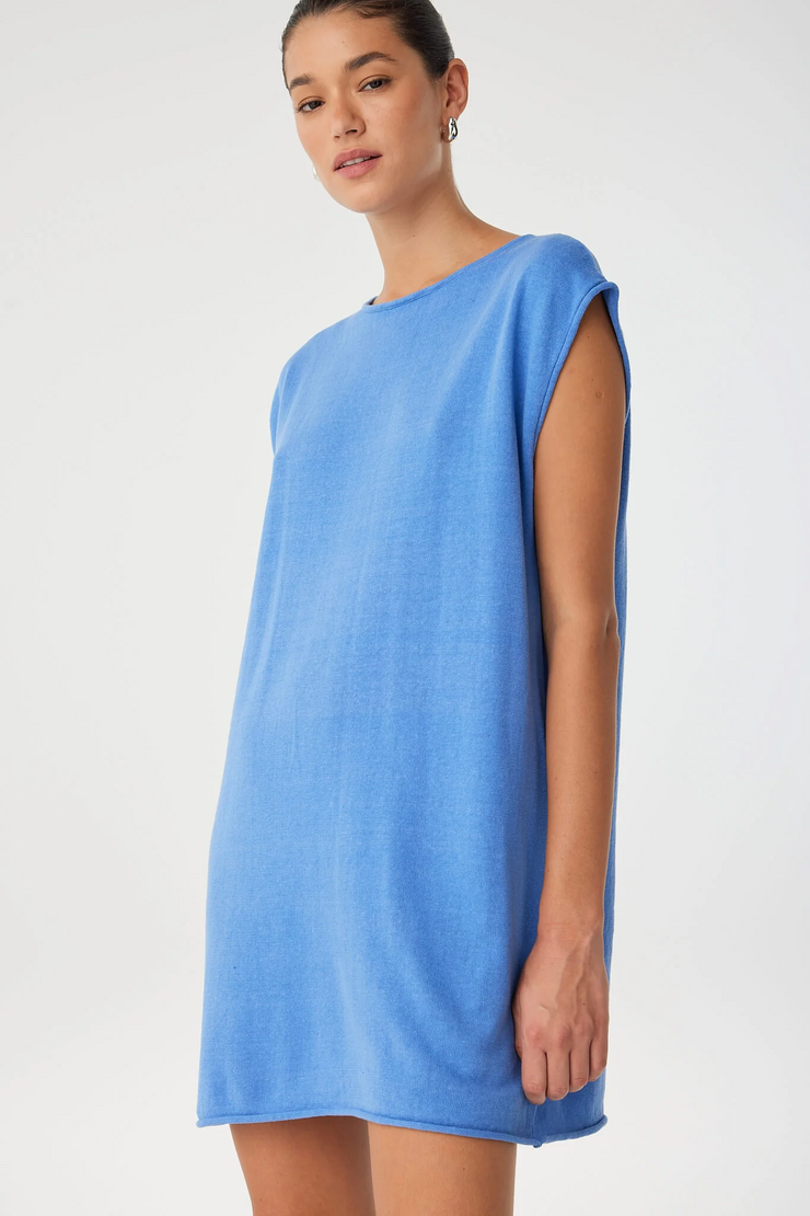 Arcaa Pala Reversible Mini Dress // Pacific Blue