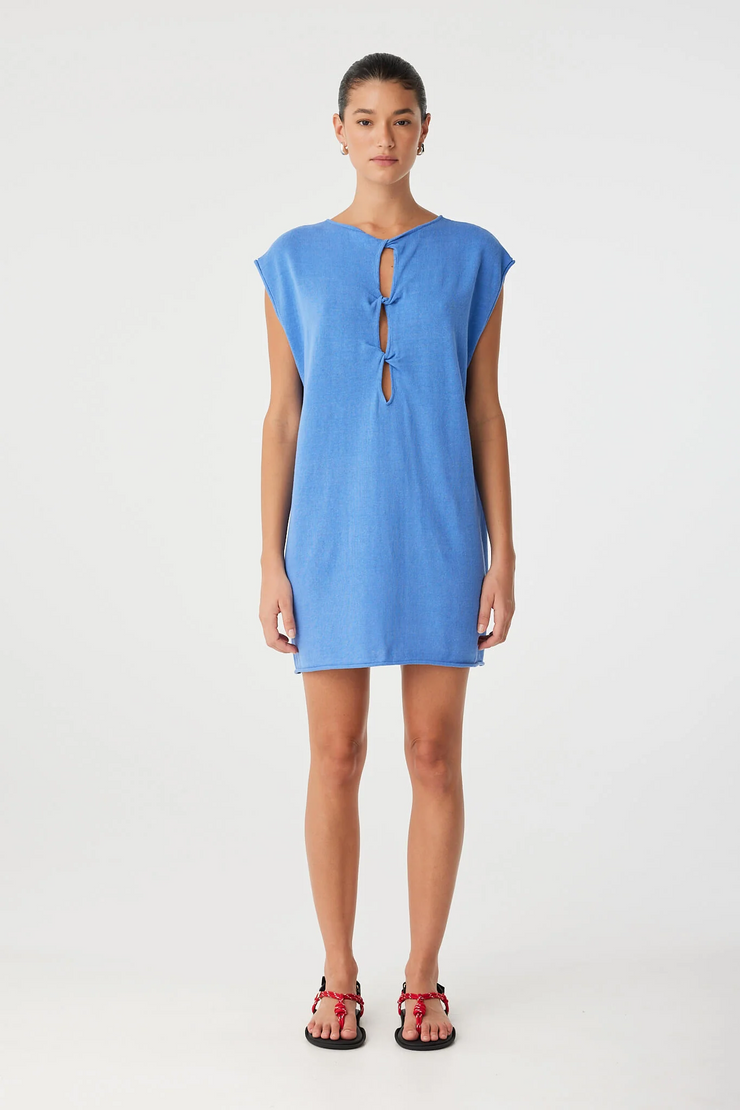 Arcaa Pala Reversible Mini Dress // Pacific Blue