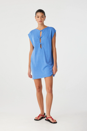 Arcaa Pala Reversible Mini Dress // Pacific Blue
