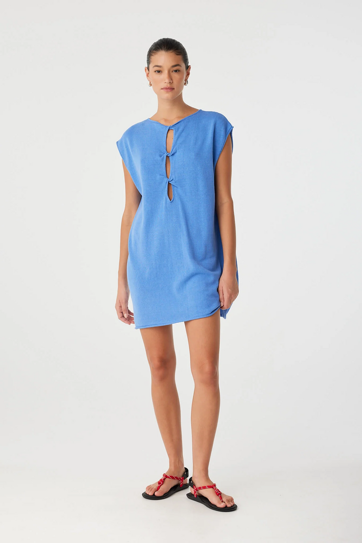 Arcaa Pala Reversible Mini Dress // Pacific Blue