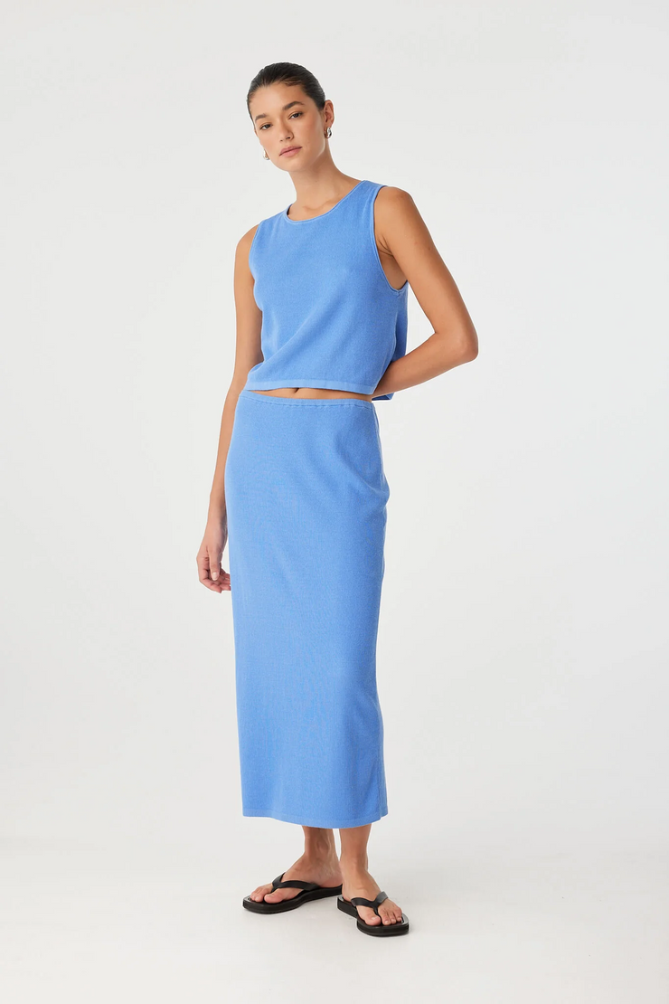 Arcaa Theo Skirt // Pacific Blue