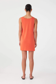 Arcaa Paloma Reversible Mini Dress // Mandarin