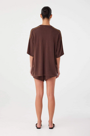 Arcaa Pippa Oversized Tee // Espresso