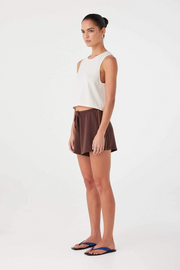 Arcaa Drawstring Short // Espresso