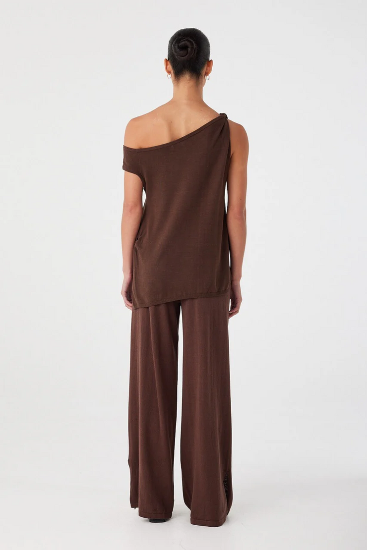 Arcaa Olympia Asym Top // Espresso
