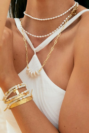 Arms Of Eve Bahamas Pearl Necklace // Gold