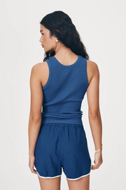 Rowie Avery Knit Tank // Cobalt Blue