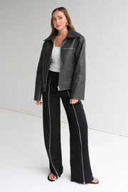 Madison The Label Axel Jacket // Licorice