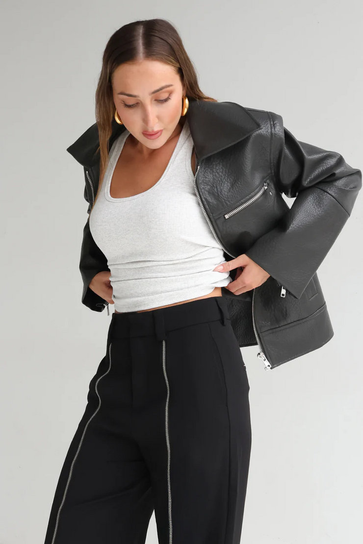 Madison The Label Axel Jacket // Licorice