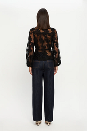Kivari Blaire Lace Top // Black