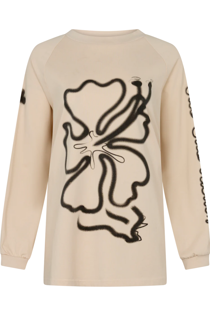 Ciao Ciao Cloud Hibiscus Haven LS Tee