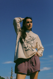 Ciao Ciao Cloud Hibiscus Haven LS Tee