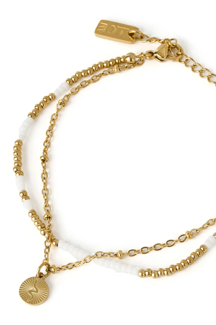 Arms Of Eve Cobra Gold Bracelet // Vanilla
