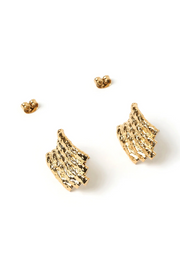 Arms Of Eve Coral Earrings // Gold