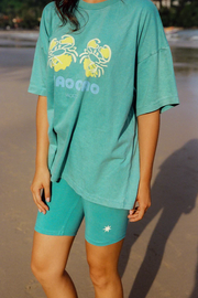 Ciao Ciao Crab Core Tee // Coastal Water Blue