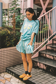 Ciao Ciao Crab Core Tee // Coastal Water Blue