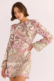 Mink Pink Cadence Bias Mini Dress // Paisley