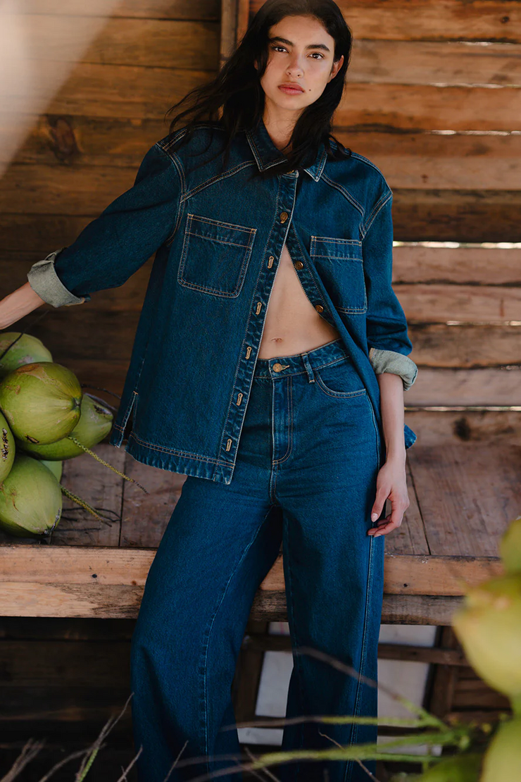 Kivari Carla Denim Jean // Dark Indigo