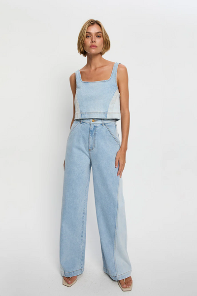 Kivari Carla Jean // Two Tone Denim