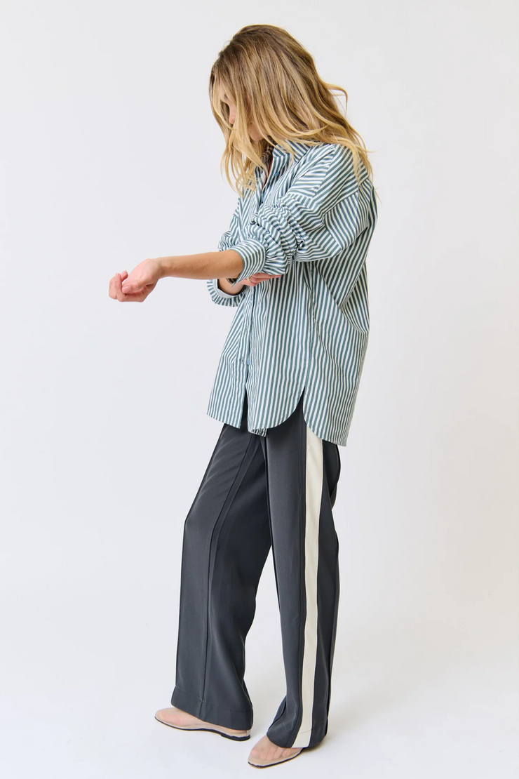 Cartel & Willow Adalyn Shirt // Alpine Mist Stripe