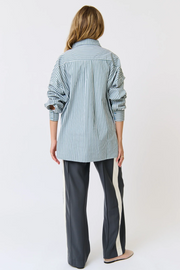 Cartel & Willow Adalyn Shirt // Alpine Mist Stripe