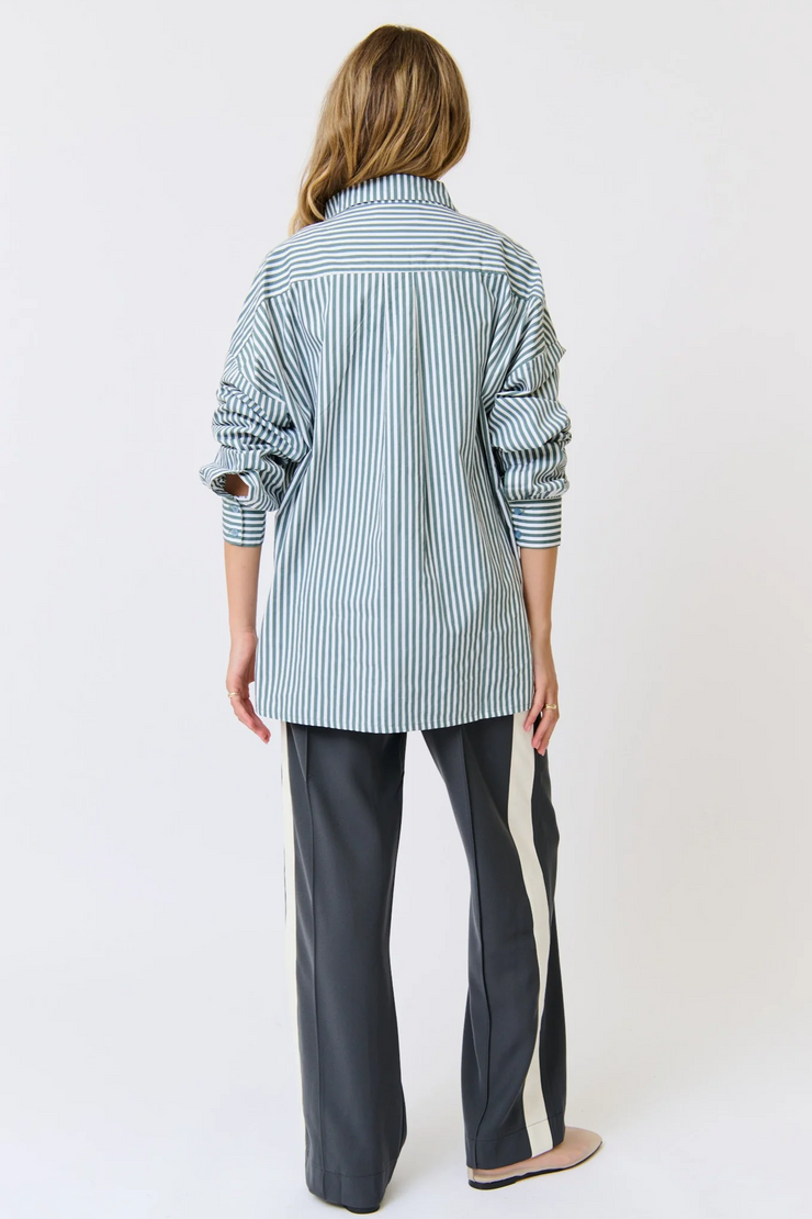 Cartel & Willow Adalyn Shirt // Alpine Mist Stripe