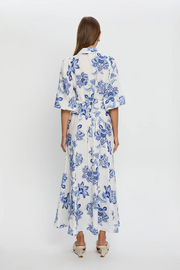 Kivari Chiara Maxi Dress // Blue Floral