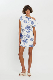 Kivari Chiara Mini Dress // Blue Floral