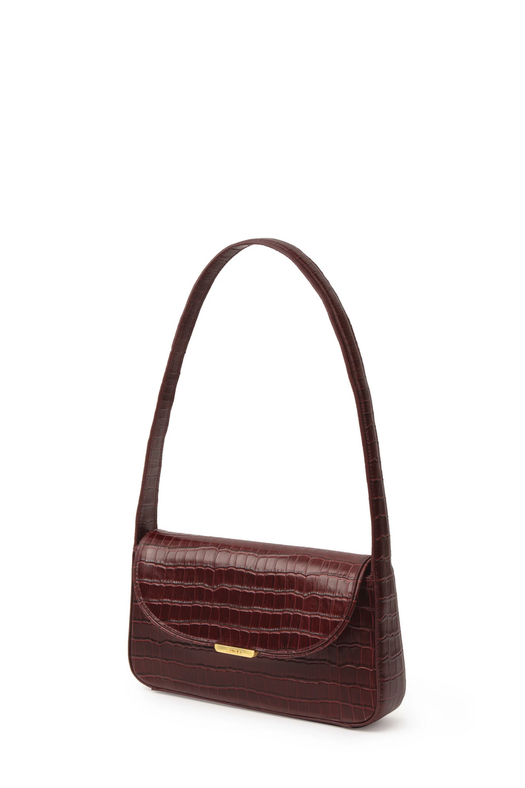 Sancia The Zamora Bag // Cranberry Croc