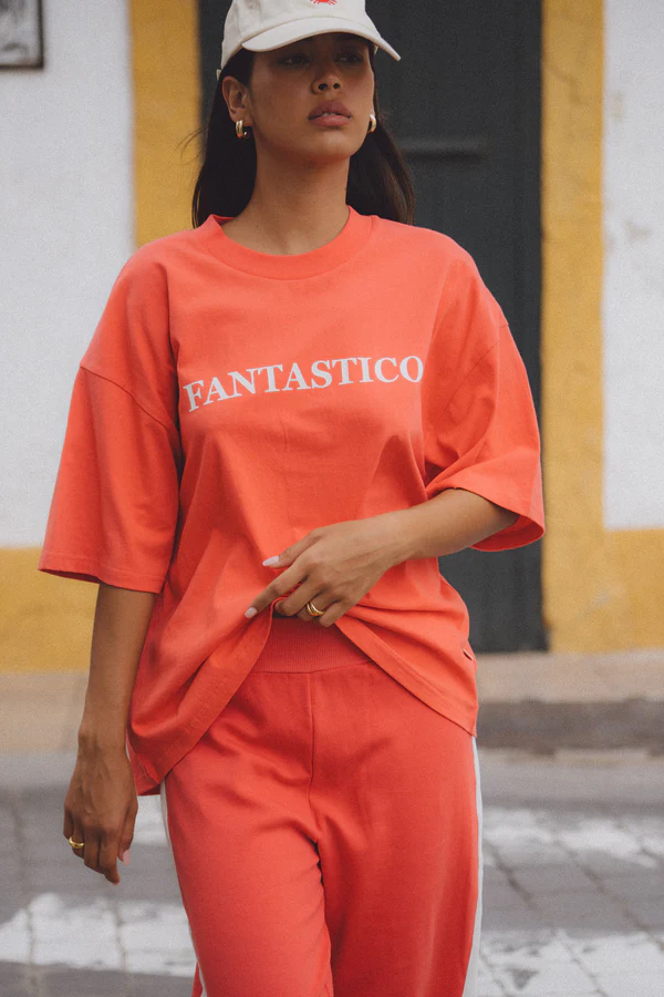 Araminta James Fantastico Tee // Lobster Red