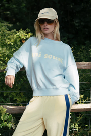 Araminta James Mi Scusi Sweatshirt // Washed Glacier