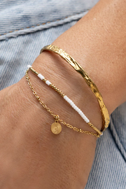 Arms Of Eve Cobra Gold Bracelet // Vanilla