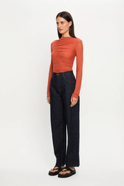Kivari Dylan Mesh Top // Red