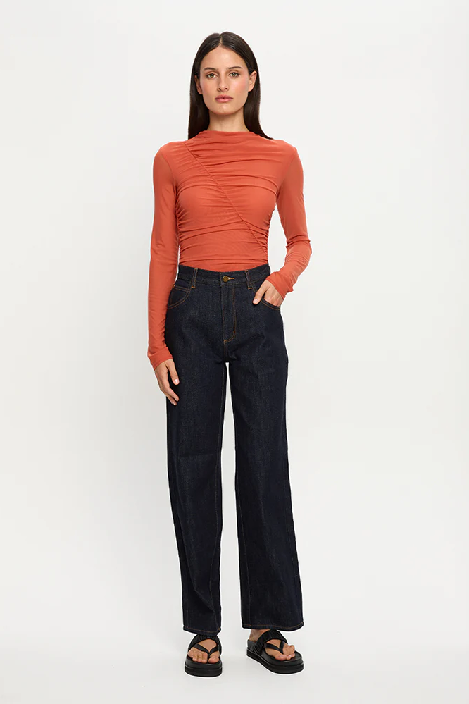 Kivari Dylan Mesh Top // Red