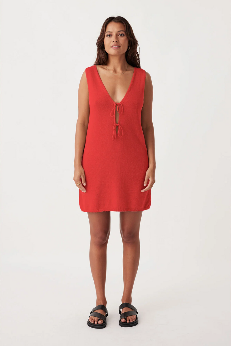 Arcaa Poppy Mini Dress // Hibiscus