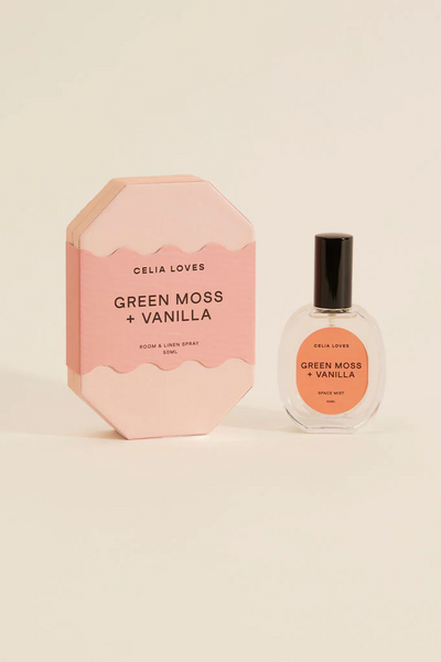 Celia Loves Room Spray // Green Moss & Vanilla