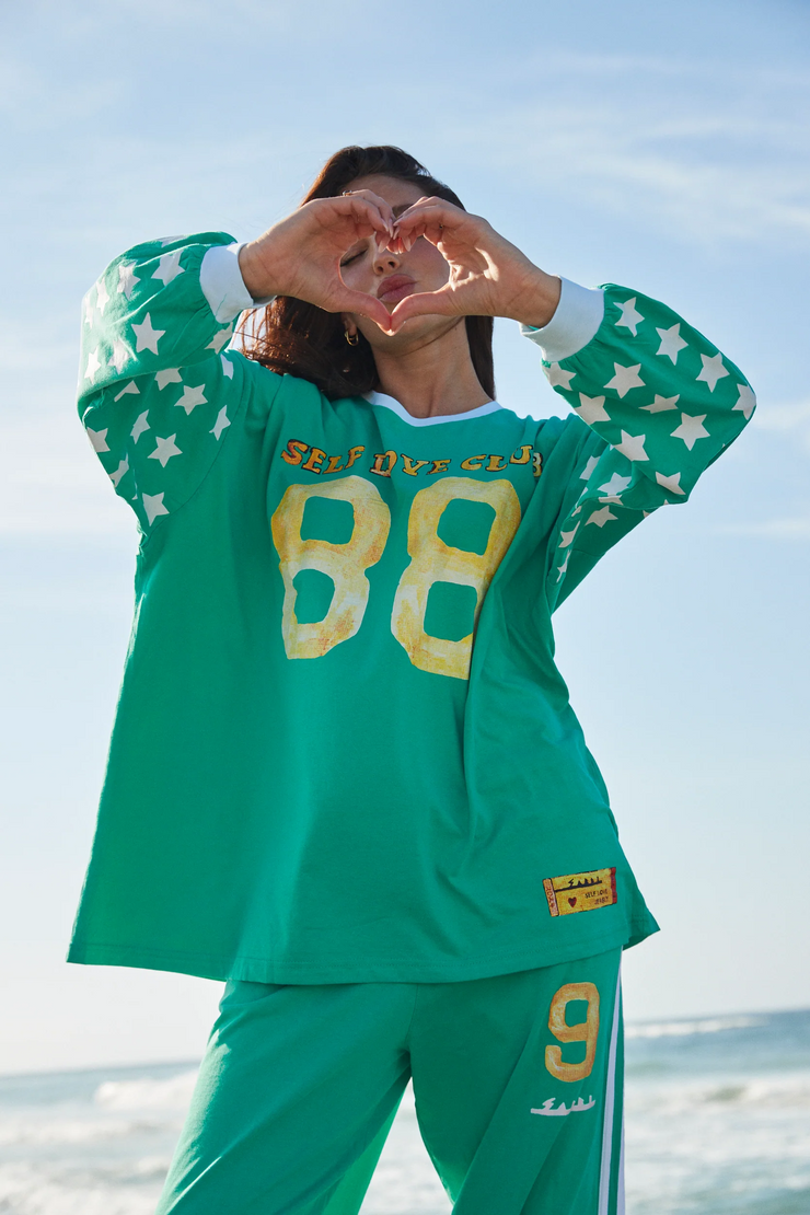 Sabbi The You Cute Long Sleeve Tee // Green