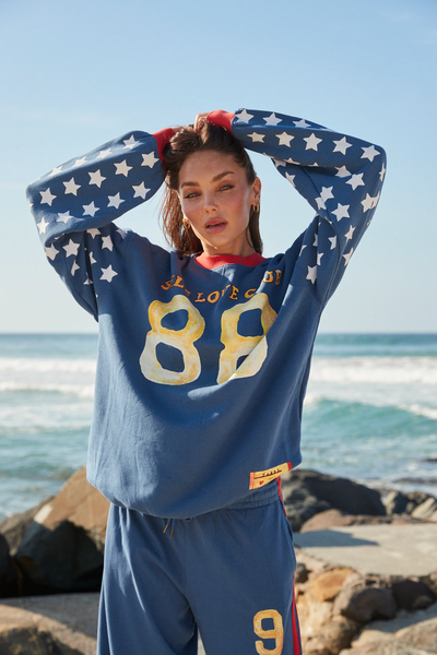Sabbi The Diego You Cute Jumper // Blue
