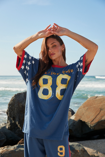 Sabbi The Very Oversized You Cute Tee // Blue