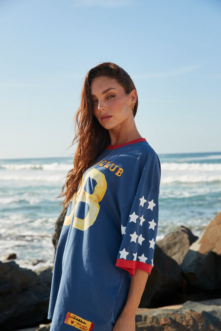 Sabbi The Very Oversized You Cute Tee // Blue