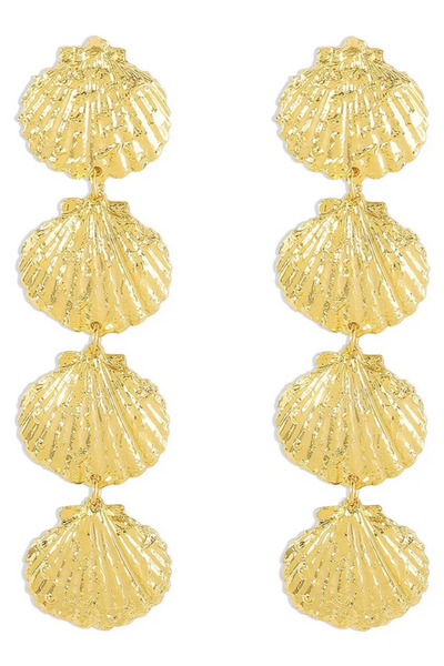 Zaya Cleo Earrings // Gold