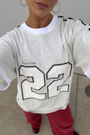 SSAINT Twenty Two Tee // Grey