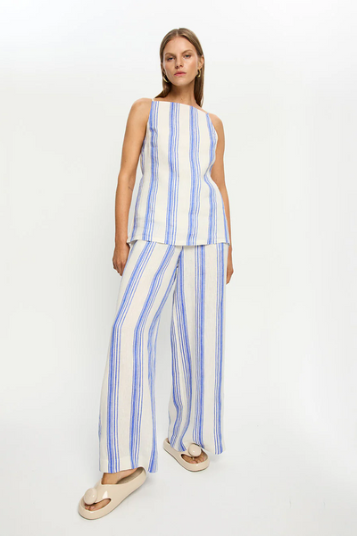 Kivari Isabelle Pant // Blue Stripe