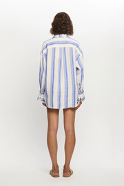 Kivari Isabelle Shirt // Blue Stripe